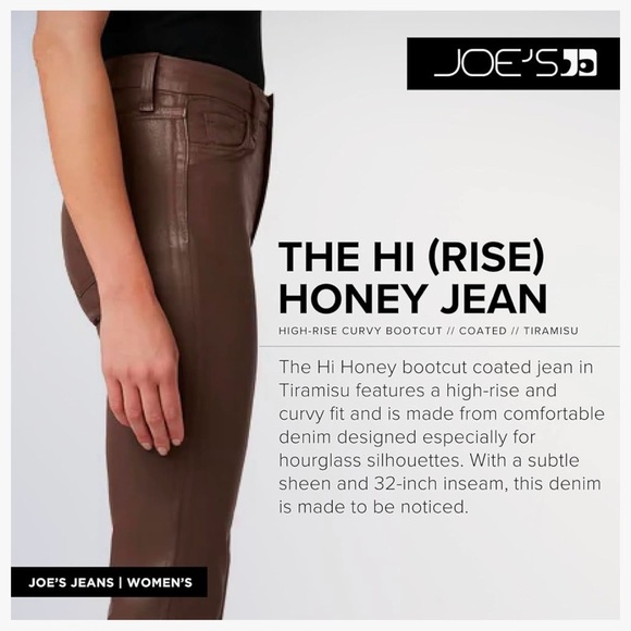 Joe’s Jeans Hi (rise) Honey High Rise Curvy Bootcut Jeans in Tiramisu - Picture 3 of 8